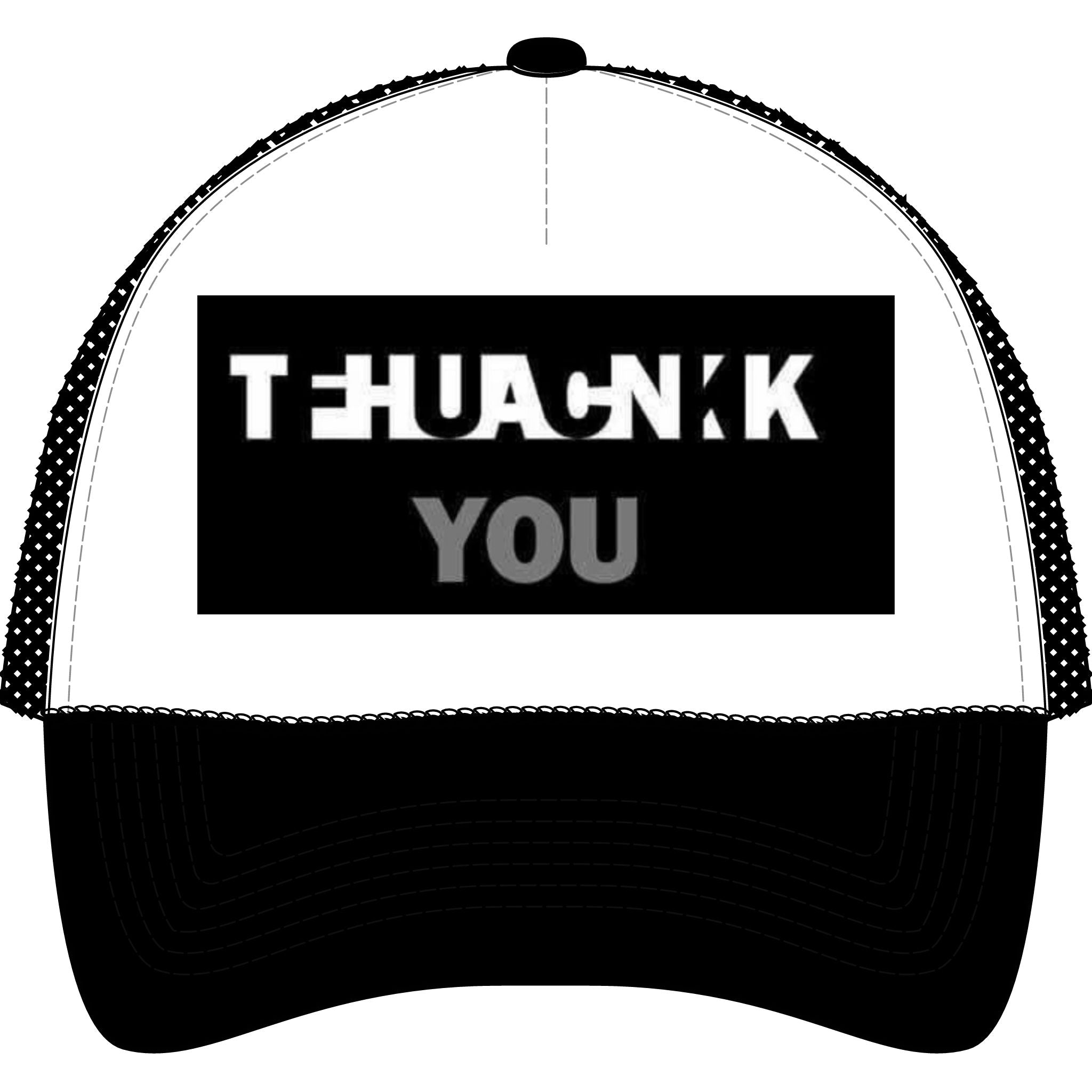 "Thank You...FU" Mesh-Trucker Cap Back Hat