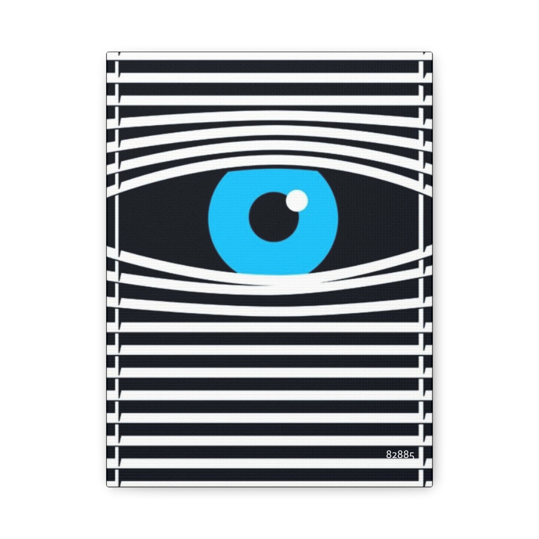 watcher Matte Canvas, Stretched, 1.25"The Watcher | Blue Eye Canvas Print