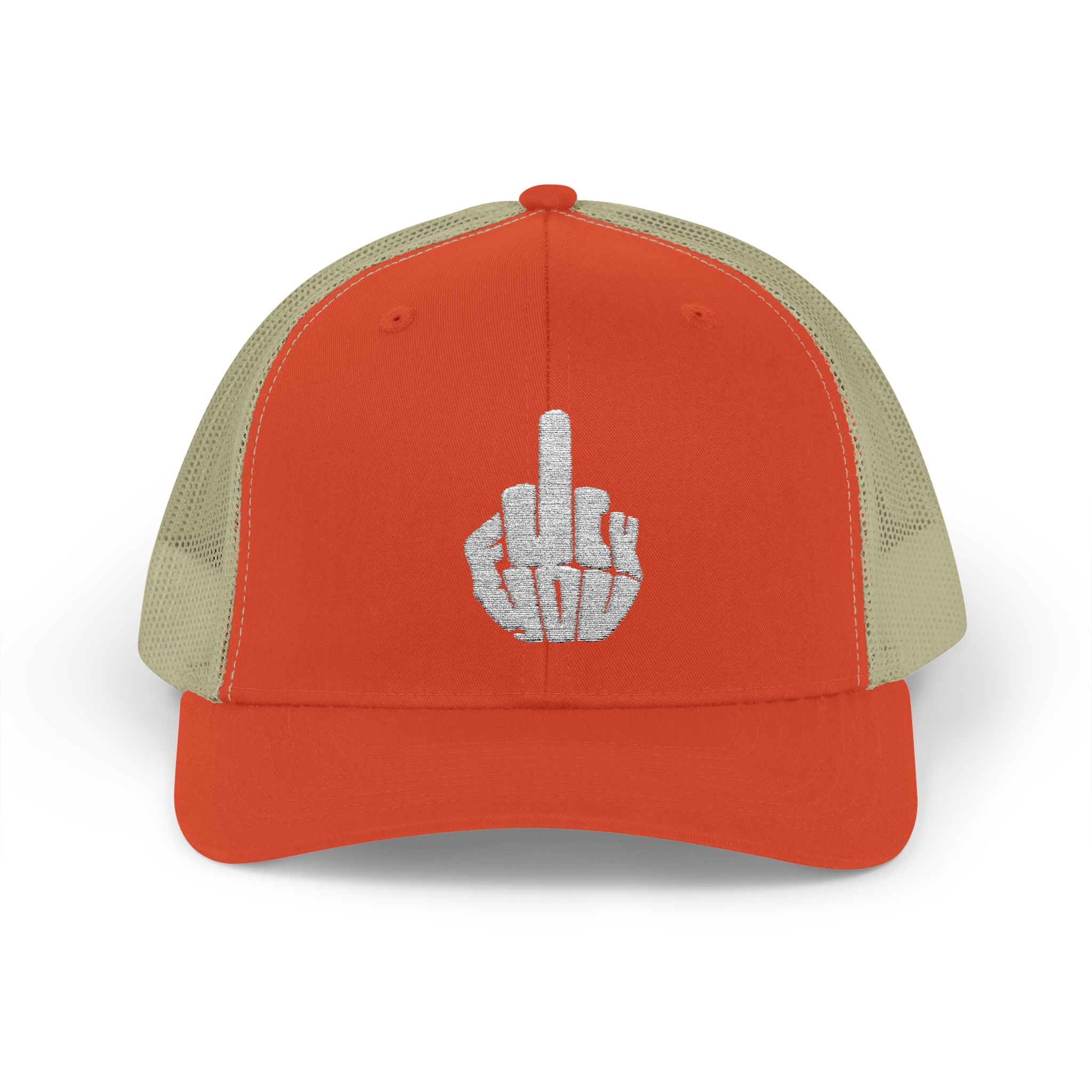 Middle Finger Patch Snapback — Trucker Cap -  Kahaki Colors