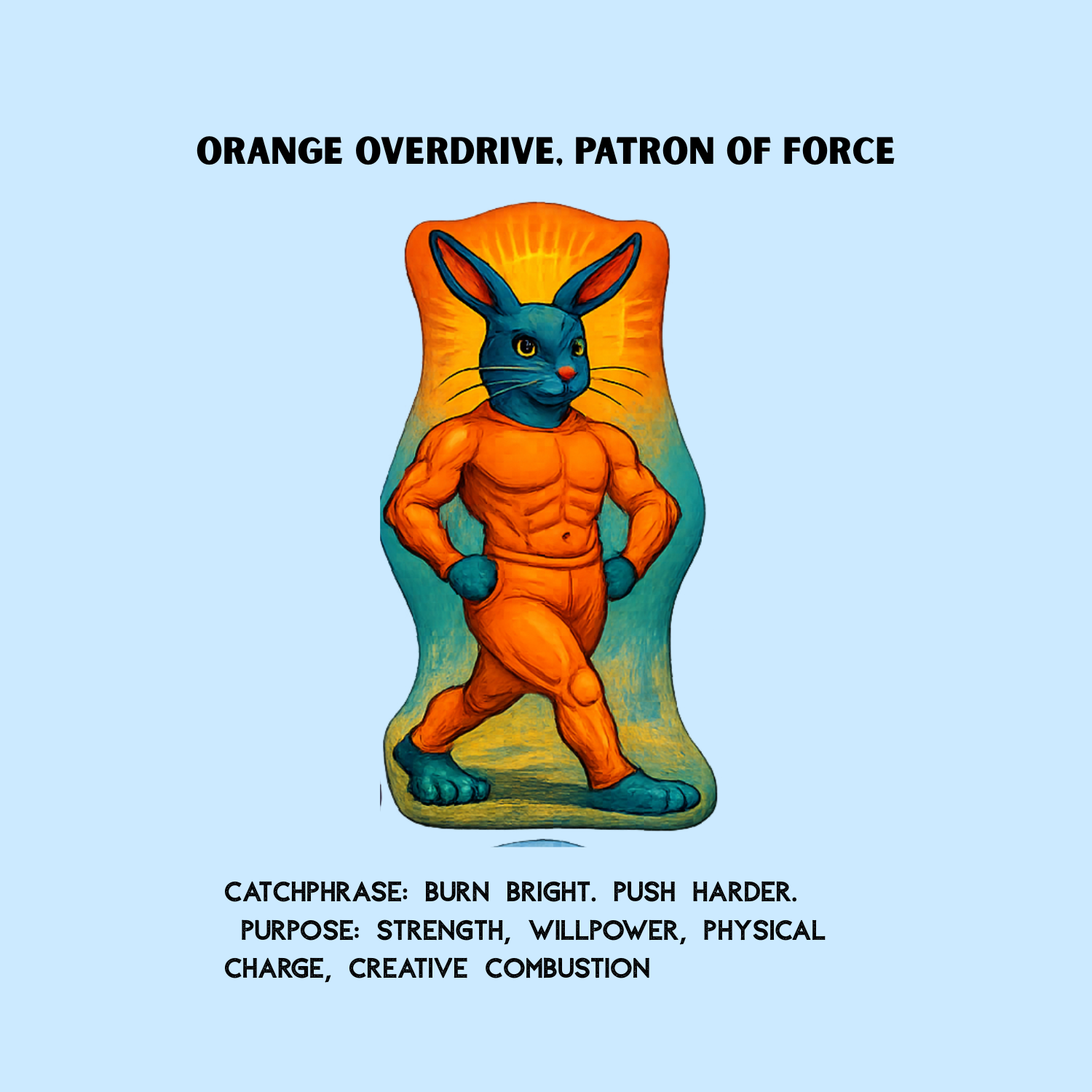 Saints of Velocity No. 03: Orange Overdrive, Patron of Force