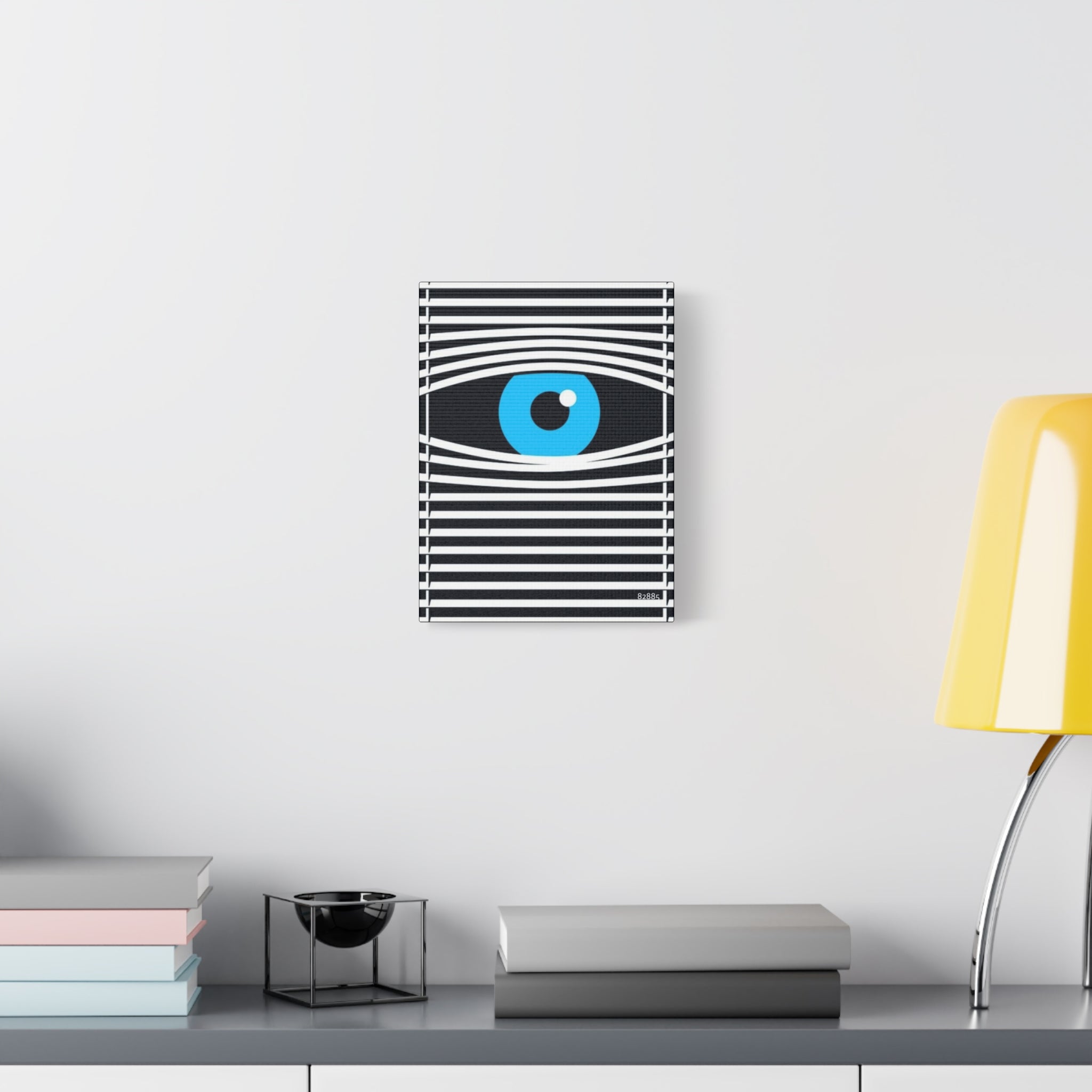 watcher Matte Canvas, Stretched, 1.25"The Watcher | Blue Eye Canvas Print