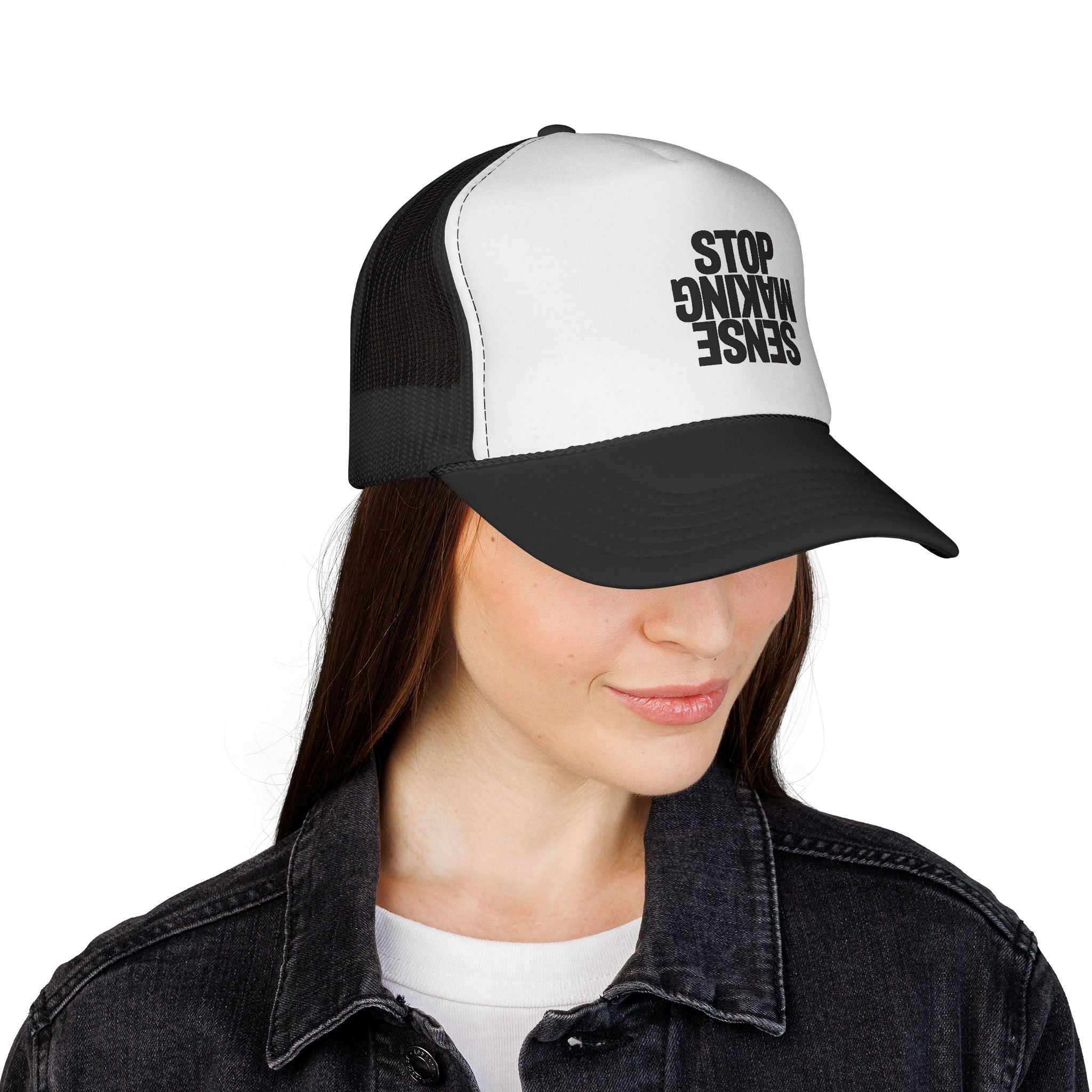 "Sense Making Stop"  Trucker Cap — Mesh Hat